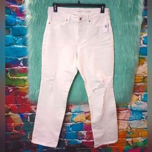 Old Navy NWT High-Rise  O. G. Straight Distressed Jean Size 12